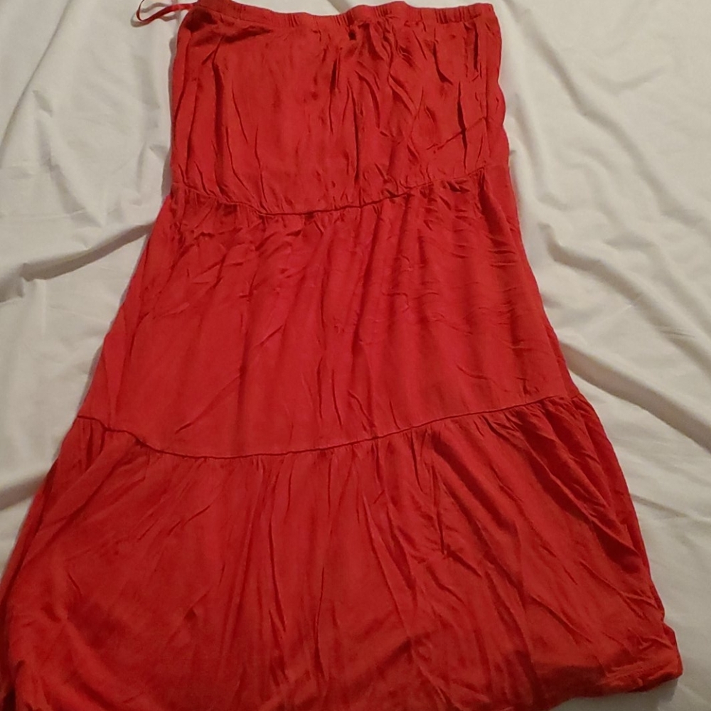 Strapless dress